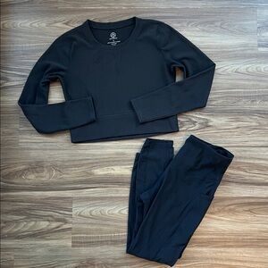 Ribbed two piece workout set